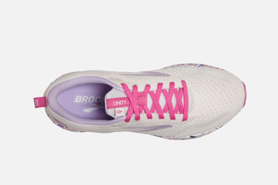 Brooks Revel 4 Road Loopschoenen Dames - Wit/Roze - 089351KES